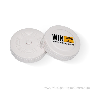 White Tyre Shape Retractable Tape Measure